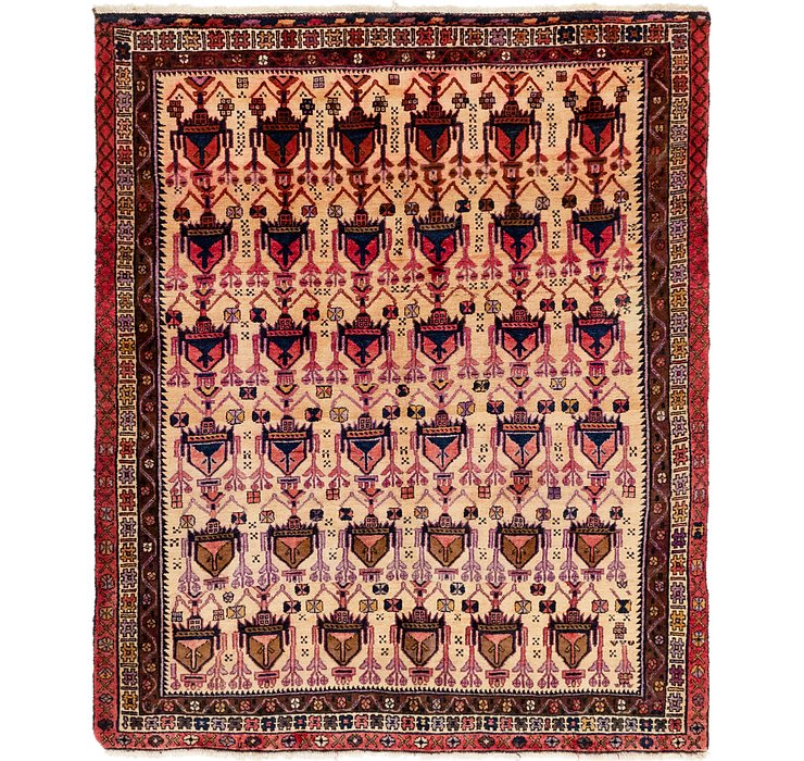 5' 3 x 6' 5 Yalameh Persian Rug