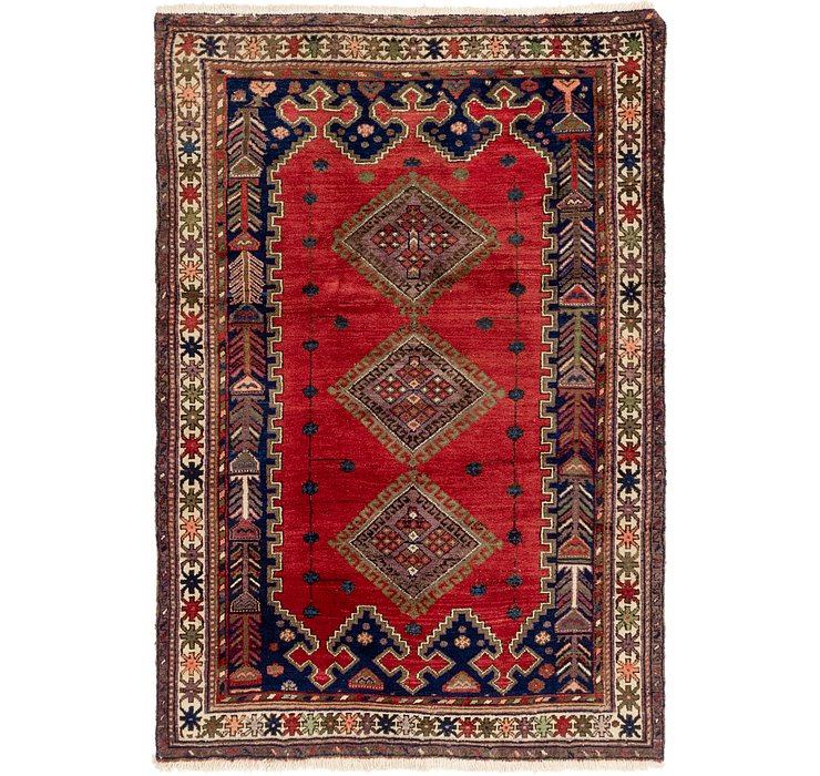 4' 6 x 6' 6 Yalameh Persian Rug