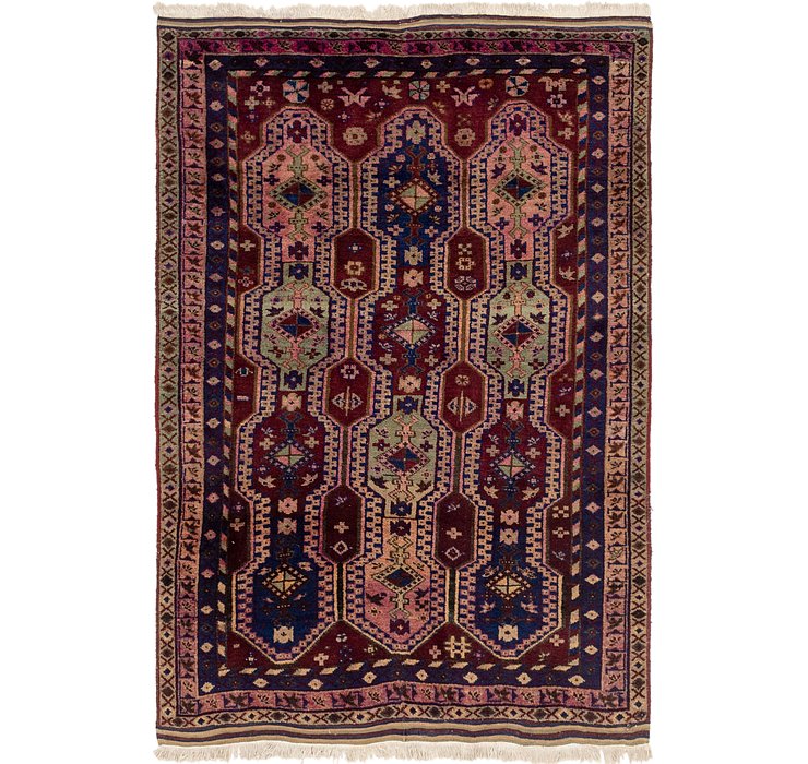 4' 4 x 6' 3 Yalameh Persian Rug