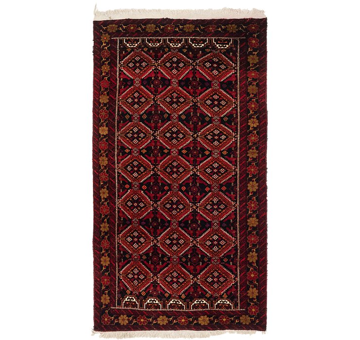 3' 8 x 6' 9 Balouch Persian Rug