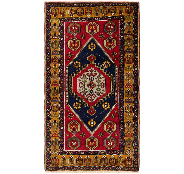 4' x 7' 4 Anatolian Rug