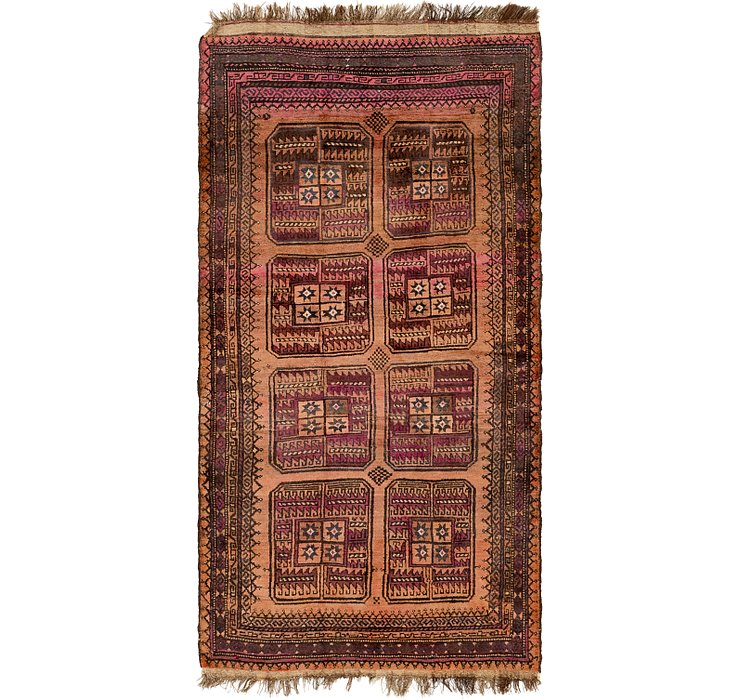 4' 3 x 8' 3 Shiraz Persian Rug