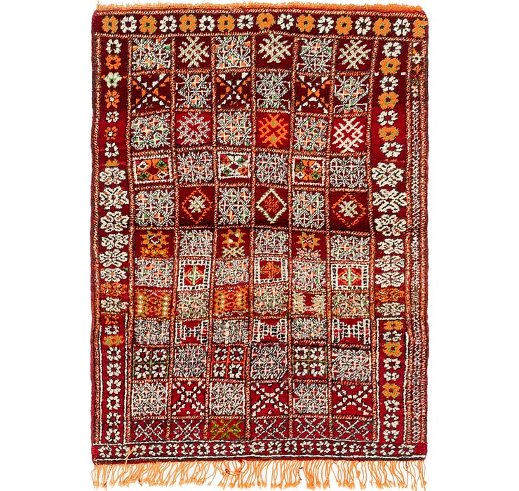 3' 7 x 5' Moroccan Rug