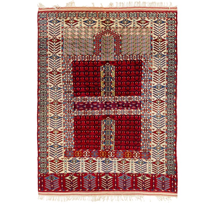 5' 2 x 7' Shirvan Persian Rug
