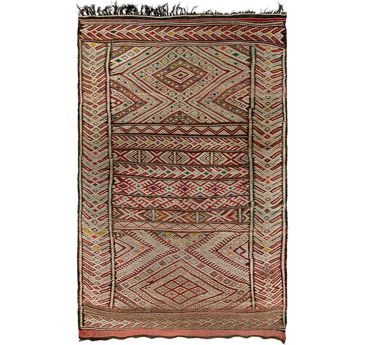 5' 6 x 8' 9 Kilim Fars Rug