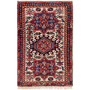 2' x 3' 2 Gharajeh Persian Rug