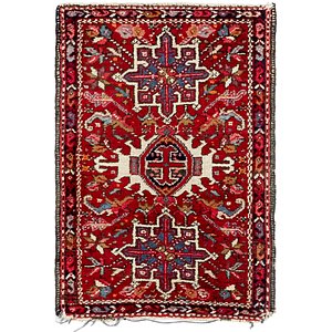 60cm x 85cm Gharajeh Persian Rug