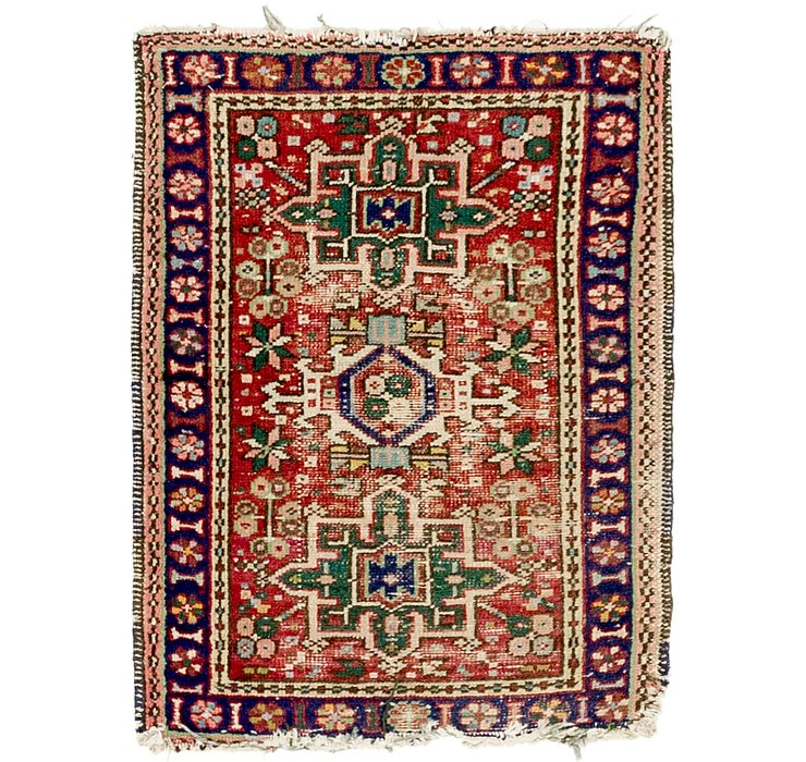 2' x 2' 9 Gharajeh Persian Rug
