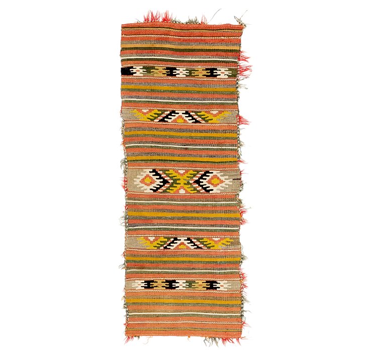1' 6 x 4' 4 Kilim Fars Runner Rug