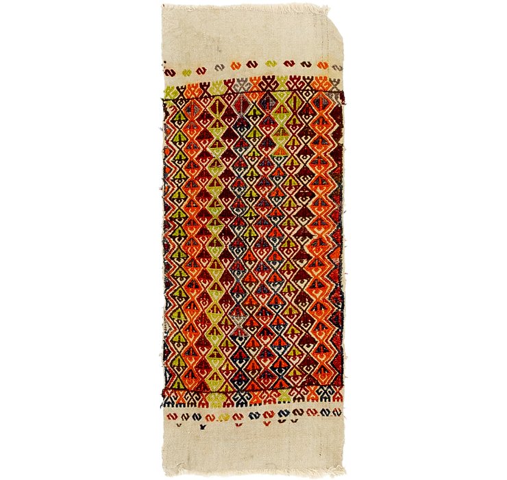1' 4 x 3' 6 Moroccan Runner Rug