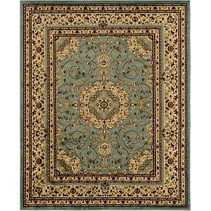Unique Loom 7' 10 x 9' 10 Isfahan Design Rug