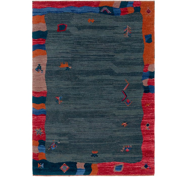6' 6 x 9' 6 Shiraz-Gabbeh Rug