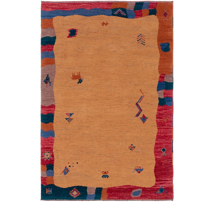 6' 4 x 9' 9 Shiraz-Gabbeh Rug