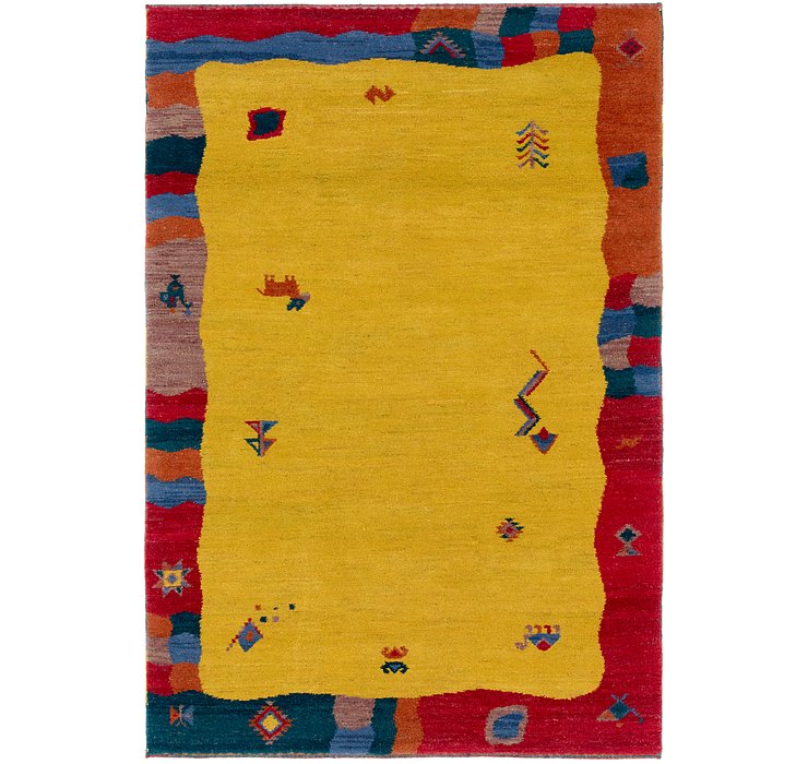 6' 6 x 9' 6 Shiraz-Gabbeh Rug