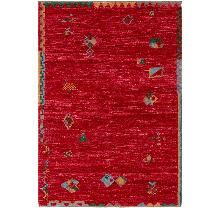 6' 7 x 9' 9 Shiraz-Gabbeh Rug