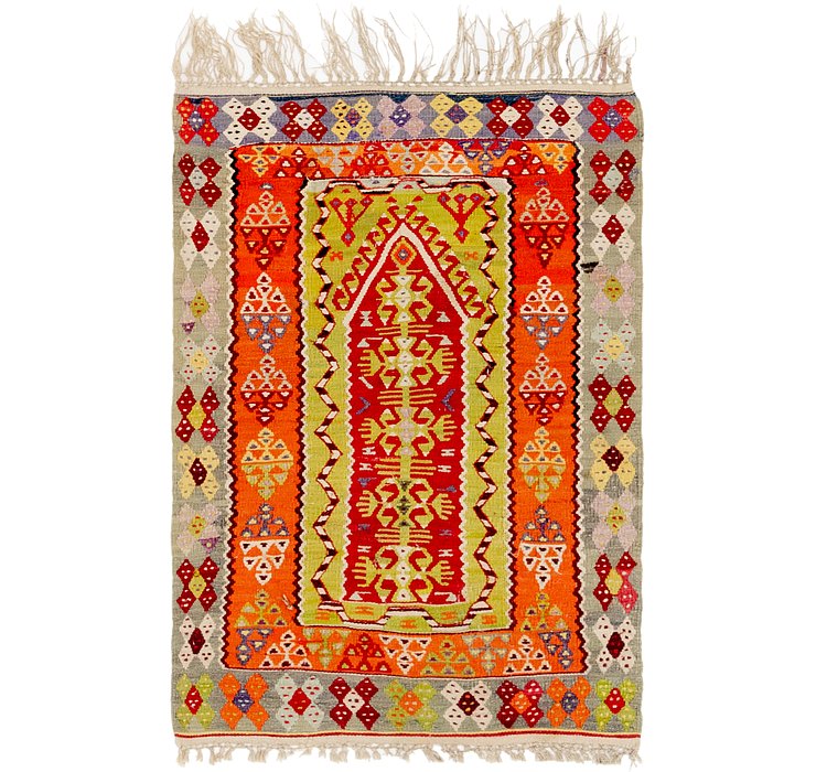 3' 3 x 4' 4 Kilim Fars Rug