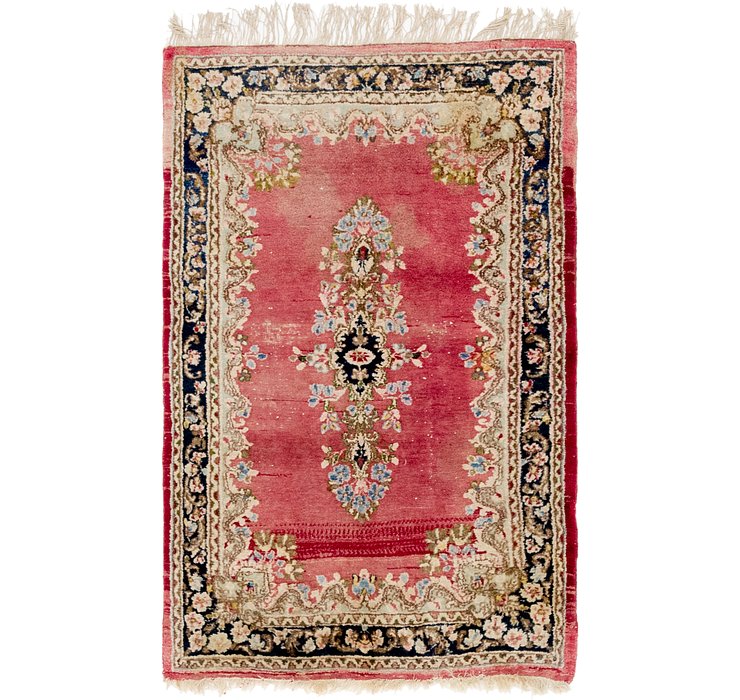 3' x 4' 10 Kerman Persian Rug