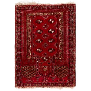 2' 6 x 3' 8 Afghan Akhche Oriental ...
