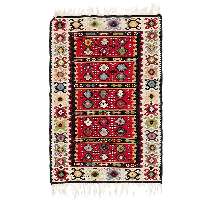 3' 7 x 5' 8 Kilim Fars Rug