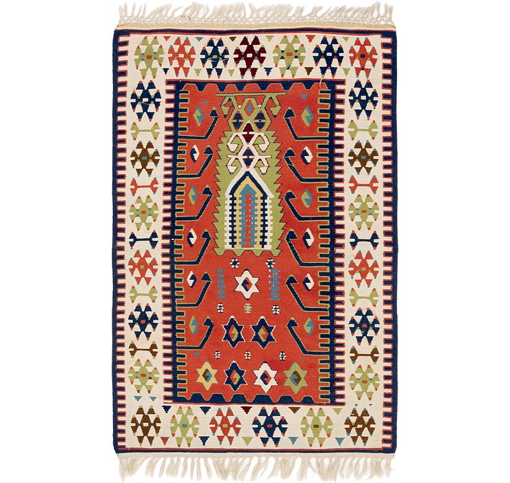 3' 6 x 5' 10 Kilim Fars Rug