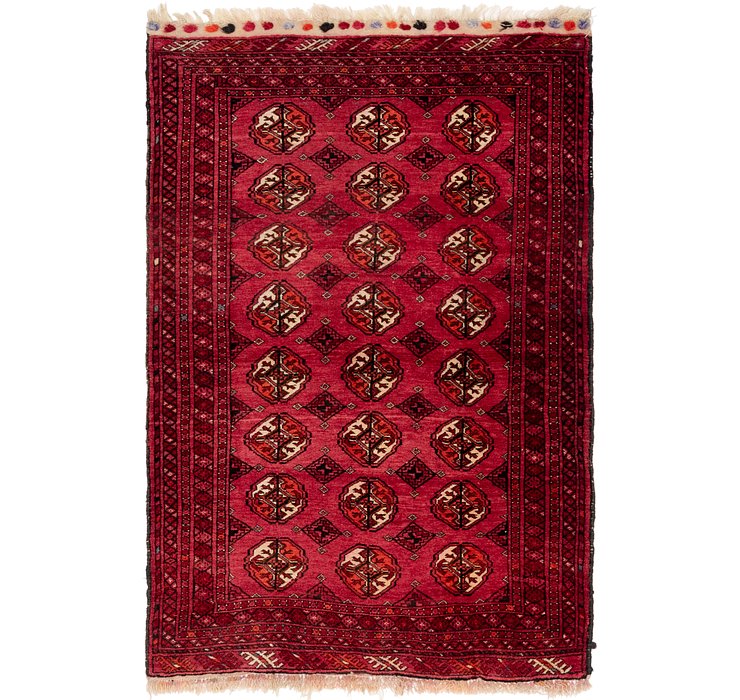 3' 9 x 5' 8 Torkaman Persian Rug