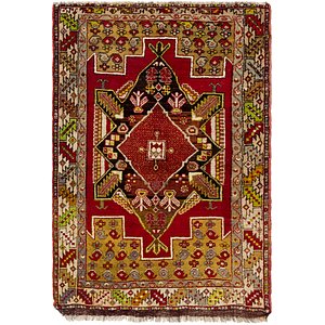 HandKnotted 3' 8 x 5' 4 Anatolian Oriental Rug