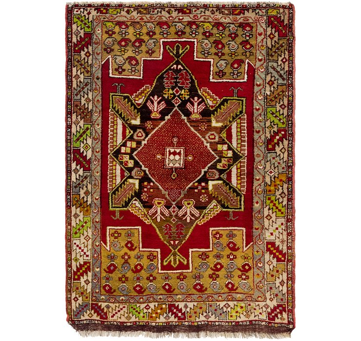 HandKnotted 3' 8 x 5' 4 Anatolian Oriental Rug