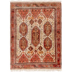 4' 7 x 6' Meshkin Persian Rug