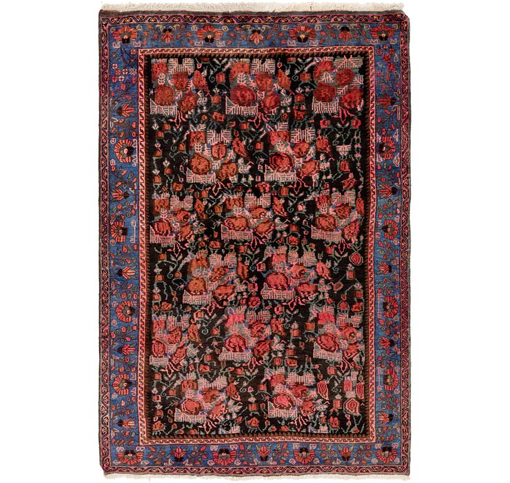 4' 10 x 7' 2 Ghashghaei Persian Rug