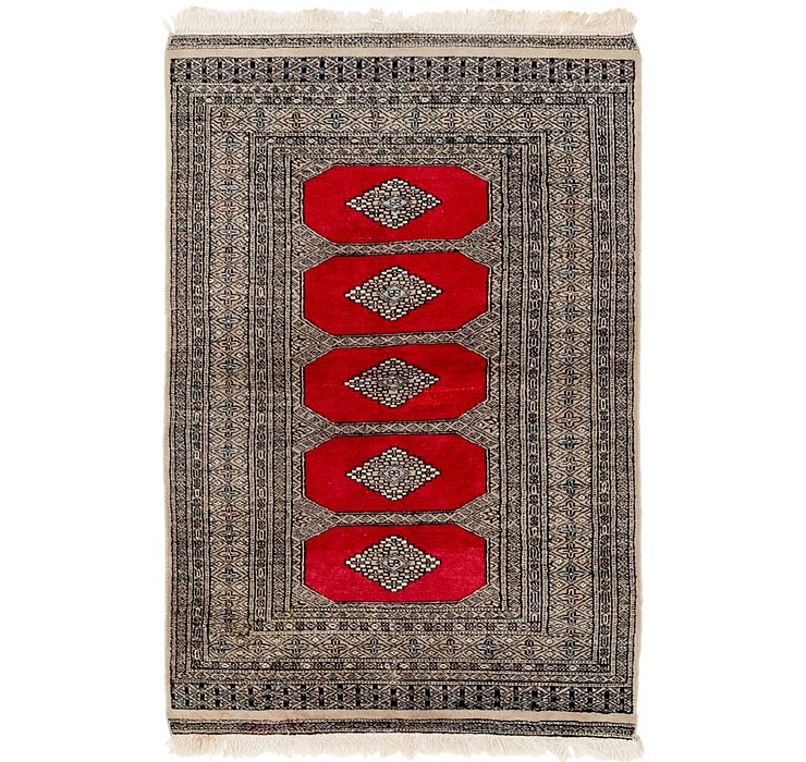 3' 2 x 4' 10 Bokhara Oriental Rug