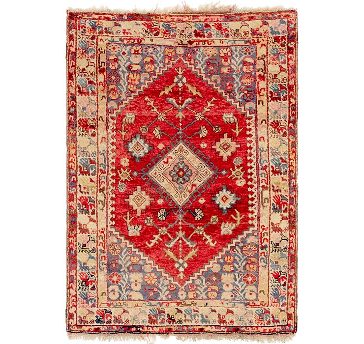 3' 9 x 5' 5 Anatolian Oriental Rug