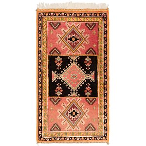 3' 5 x 6' 8 Moroccan Runner Rug