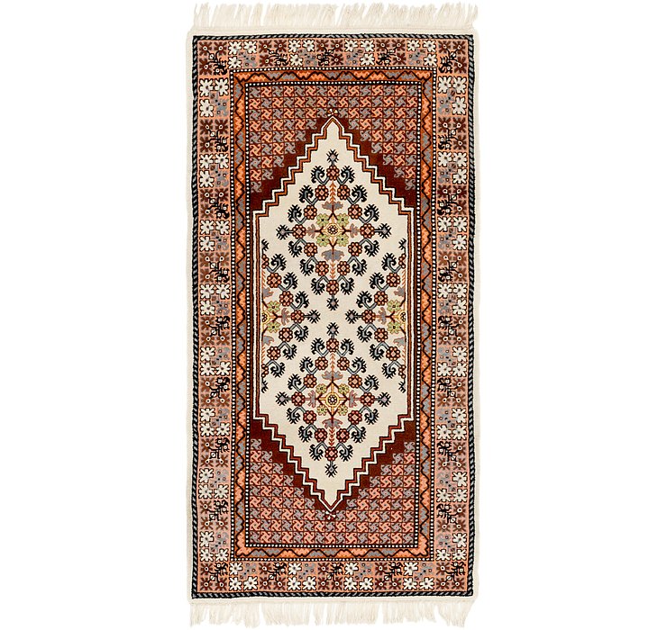 3' 3 x 6' 8 Moroccan Runner Rug
