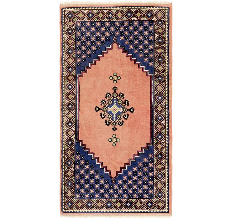3' 2 x 6' 3 Moroccan Runner Rug