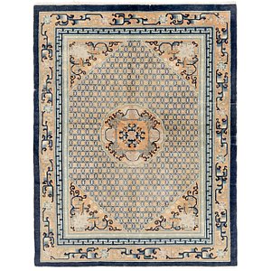 5' 7 x 7' 6 Antique Finish Oriental...