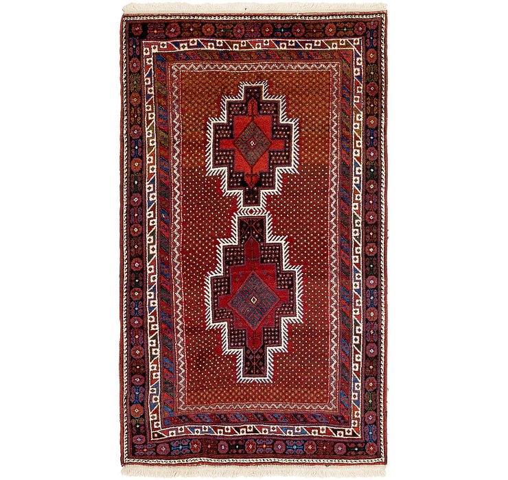 3' 9 x 6' 10 Yalameh Persian Rug