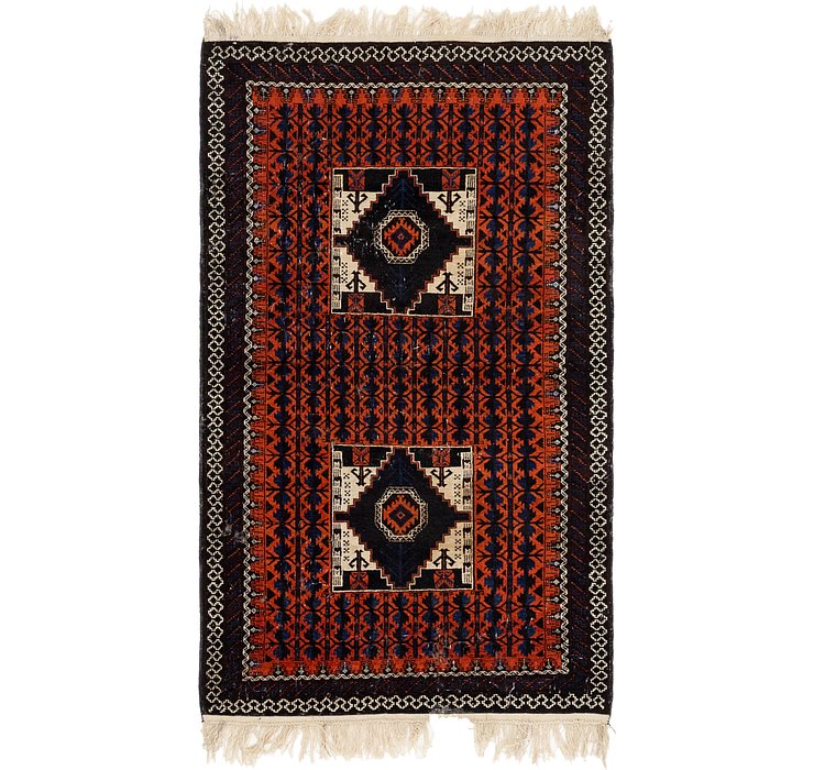 3' 8 x 6' 7 Shiraz Persian Rug