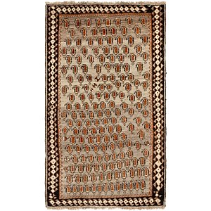 4' 2 x 7' 5 Shiraz Persian Rug