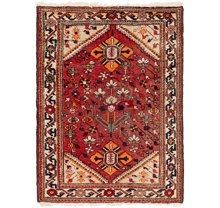 4' 5 x 6' 4 Hamedan Persian Rug