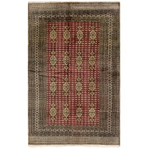 HandKnotted 5' x 8' Bokhara Oriental Rug