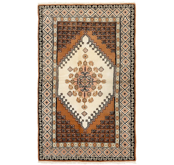 5' x 8' 3 Moroccan Rug