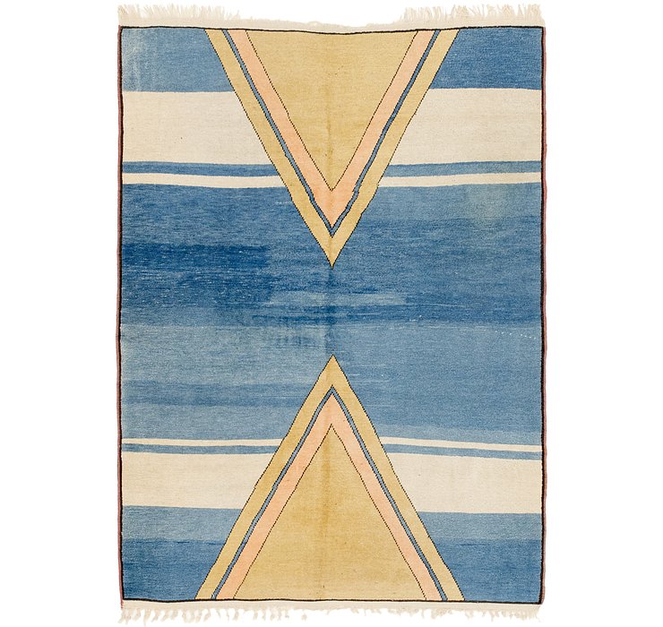 5' x 6' 10 Shiraz-Gabbeh Persian Rug