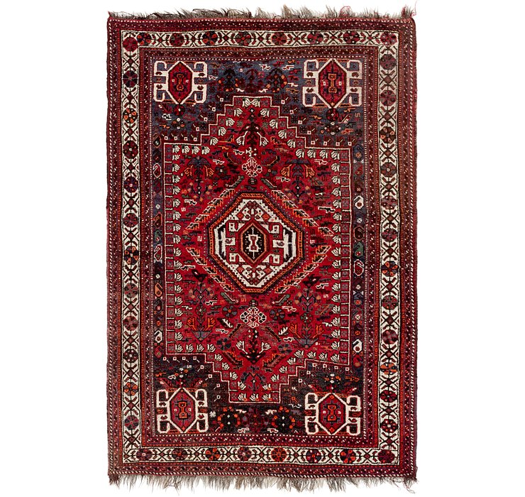 5' 6 x 8' 6 Ghashghaei Persian Rug