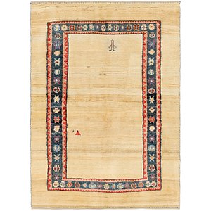 5' 8 x 8' Shiraz-Gabbeh Persian Rug