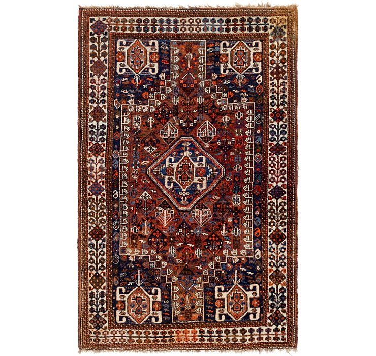 5' 5 x 8' 6 Ghashghaei Persian Rug