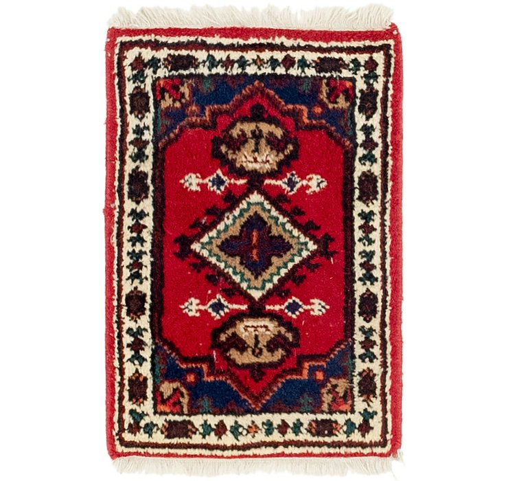 HandKnotted 1' 4 x 2' Hamedan Rug