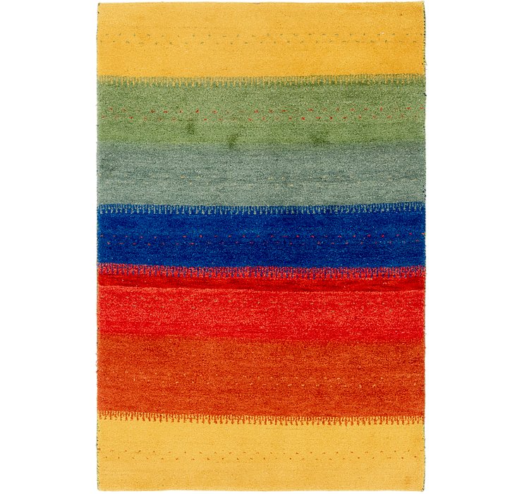 3' 10 x 5' 10 Shiraz-Gabbeh Rug
