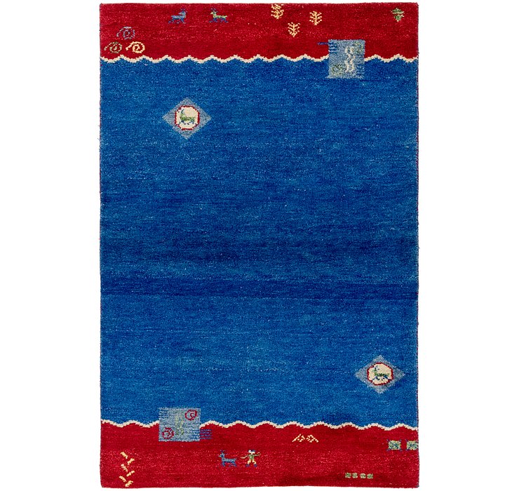 3' 10 x 6' Shiraz-Gabbeh Rug