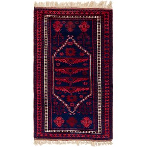 3' 5 x 6' 2 Balouch Persian Runner ...