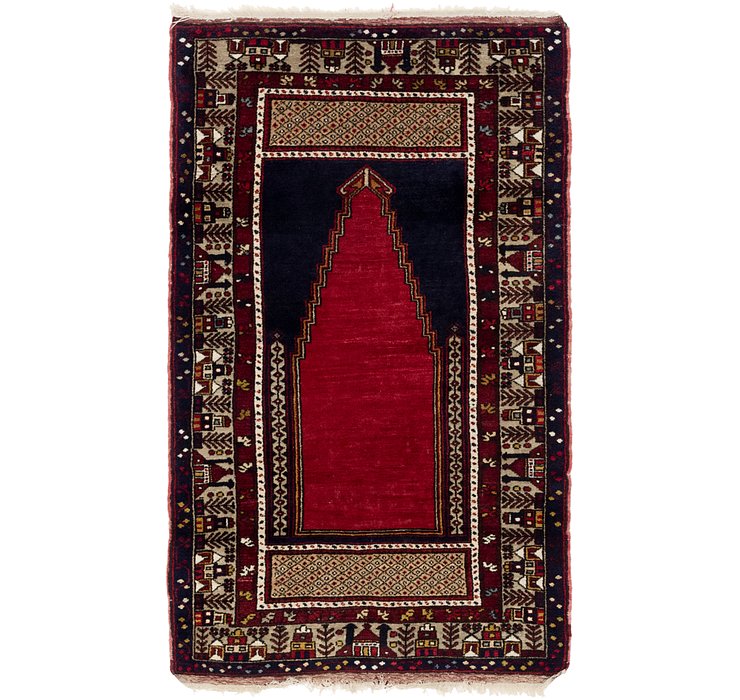 3' 10 x 6' 2 Anatolian Oriental Rug